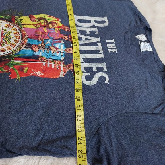 Port & Company Women's Dark Grey The Beatles Lonely Heart T-Shirt  3XL - Picture 4 of 8